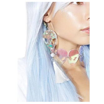 Native Alien/Furry Earrings/Jewelry